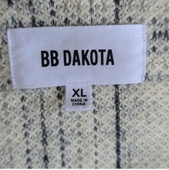 BB DAKOTA Plaid Button Down LONG SLEEVE WOMEN'S TOP Shirt Jacket Cardigan - Picture 6 of 12